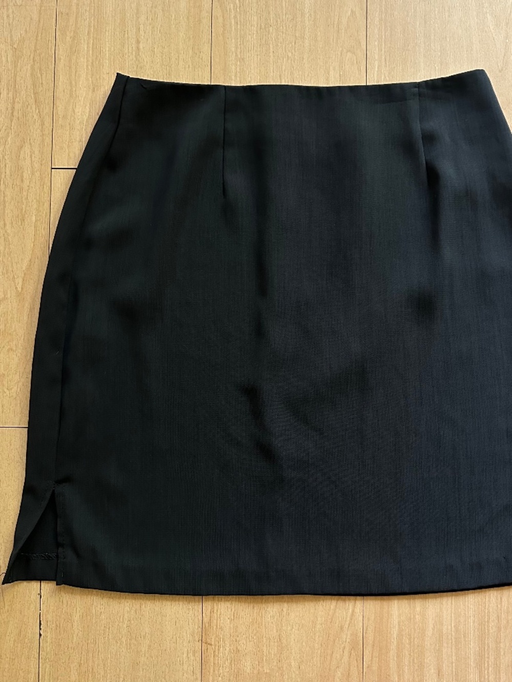 Vintage Ilyza New York Pencil Skirt Slit Size 10 Casual Office Siren 90s